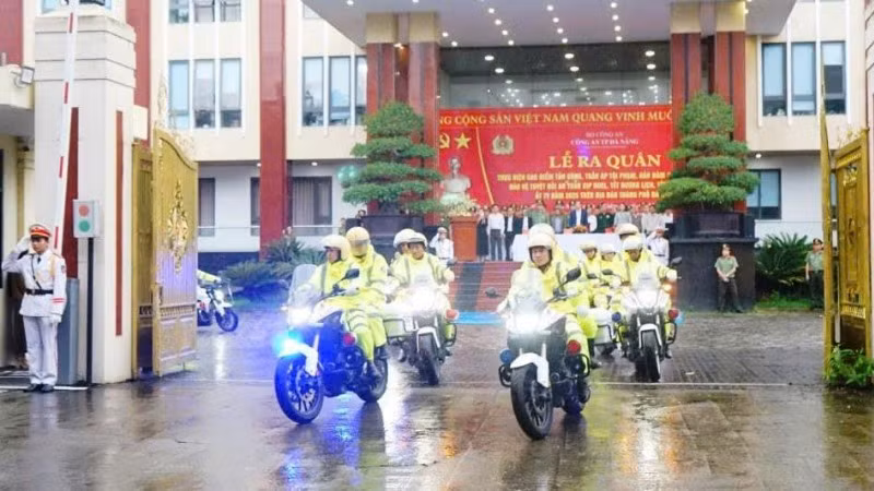 Công an thành phố Đà Nẵng ra quân đợt cao điểm phòng chống tội phạm dịp năm mới 2025 và Tết Nguyên đán Ất Tỵ 2025.