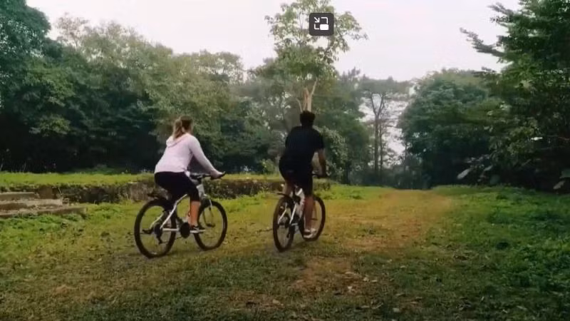 Nhiều gia đình chọn những điểm du lịch trải nghiệm thiên nhiên ở gần.