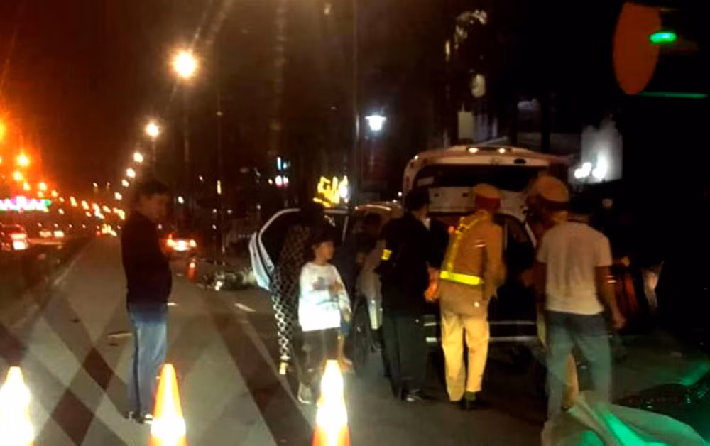 Hiện trường vụ việc. (Ảnh: TẤT ĐẠT)