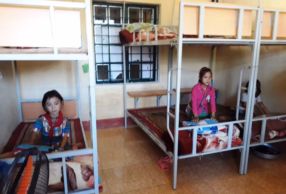 Nơi ở nội trú của học sinh vùng cao xã Trịnh Tường, huyện Bát Xát-Lào Cai (Ảnh: QUỐC HỒNG)