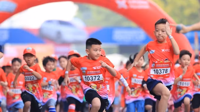 2.000 vận động viên nhí sẽ tranh tài.