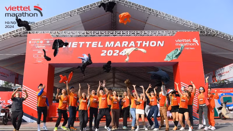 10.000 vận động viên sẽ tham dự Giải chạy Viettel Marathon 2024.