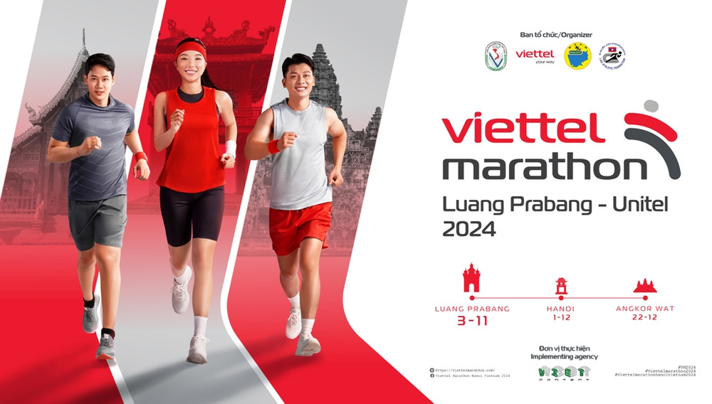 Giải đua tại Lào thu hút đông vận động viên tham dự.