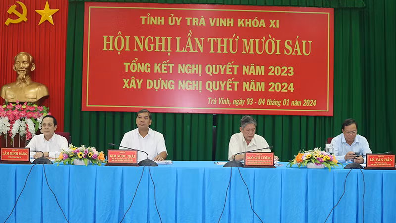 Hội nghị Ban Chấp hành Đảng bộ tỉnh Trà Vinh lần thứ 16.