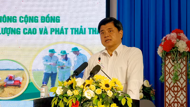 Thứ trưởng Nông nghiệp và Phát triển nông thôn Trần Thanh Nam kết luận hội thảo.