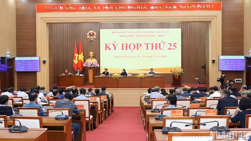  Kỳ họp thứ 25, Hội đồng nhân dân tỉnh Quảng Ngãi khóa 13, nhiệm kỳ 2021-2026 thông qua 23 nghị quyết quan trọng. 