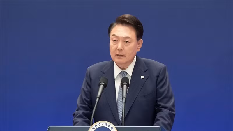 Tổng thống Hàn Quốc Yoon Suk Yeol. (Ảnh: THX/TTXVN)