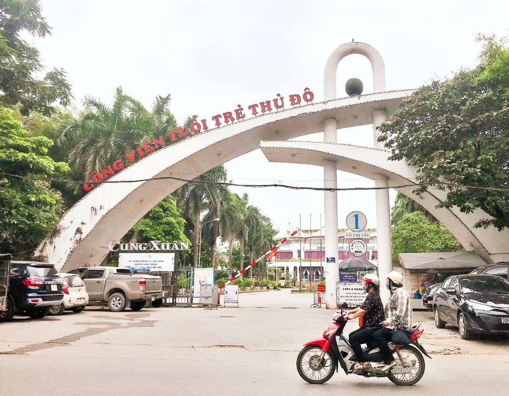 Công viên Tuổi trẻ Thủ đô.