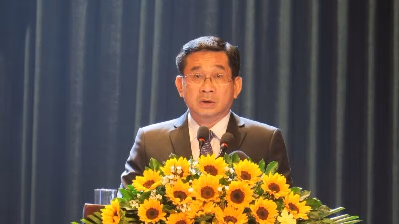 Ông Dương Ngọc Hải, Phó Chủ tịch Thường trực Ủy ban nhân dân Thành phố Hồ Chí Minh phát biểu tại buổi lễ.