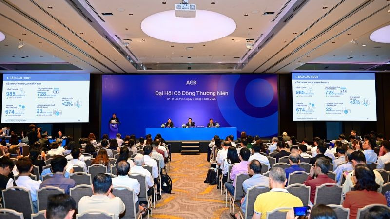 Quang cảnh Đại hội đồng cổ đông thường niên năm 2025 Ngân hàng ACB.