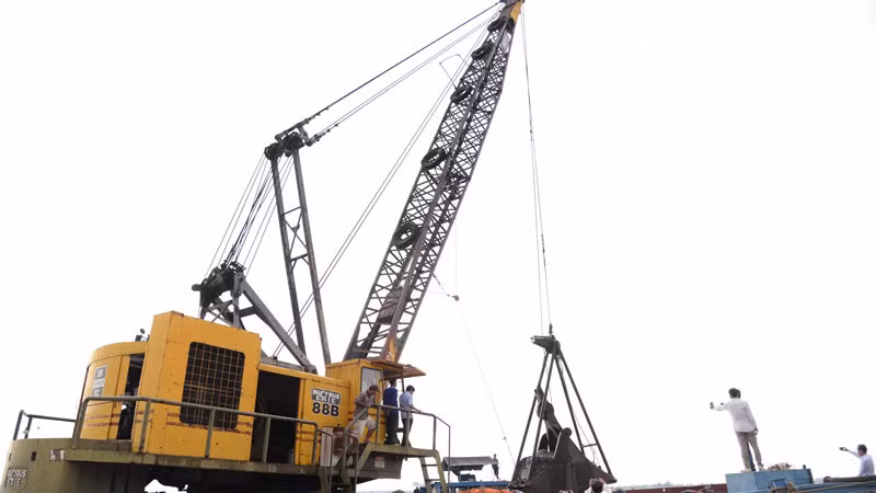 Lượng cát nơi đây sẽ phục vụ cho Dự án đường Vành đai 3.