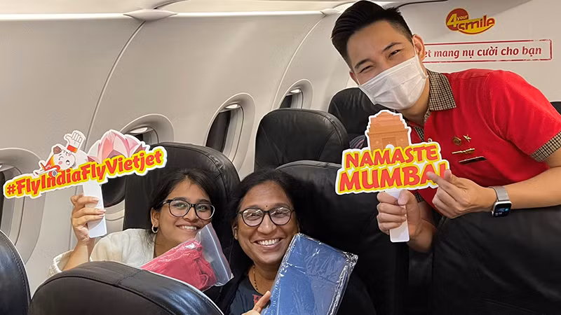 Mỗi chuyến bay Vietjet là một trải nghiệm mới lạ.