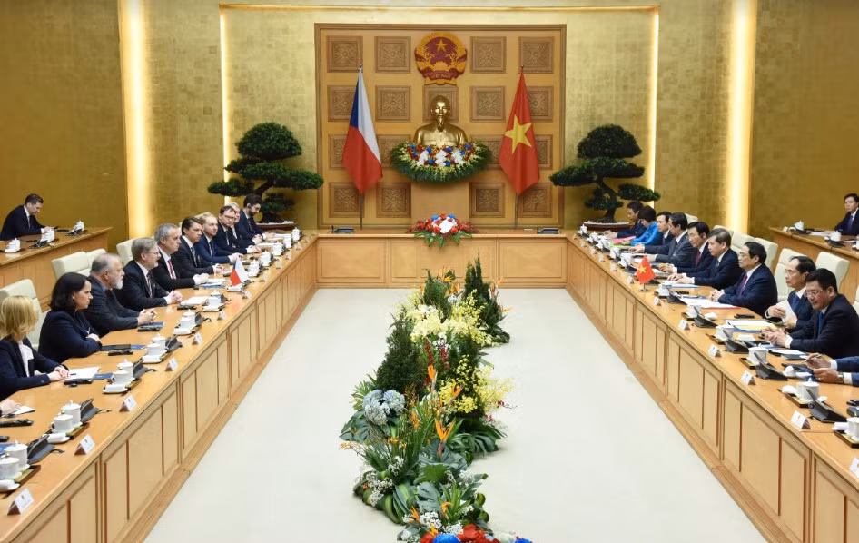 Quang cảnh buổi hội đàm.