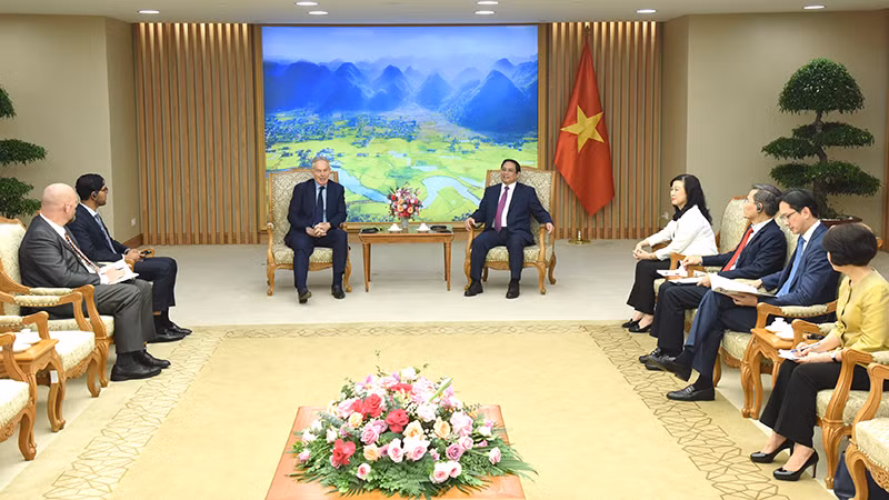 Quang cảnh buổi tiếp.