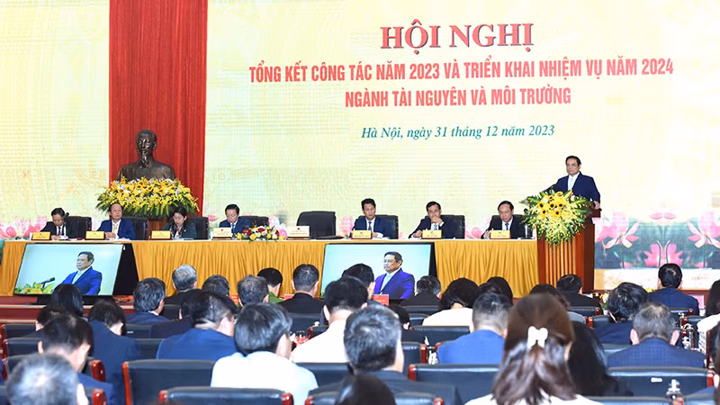 Thủ tướng Phạm Minh Chính phát biểu chỉ đạo Hội nghị.