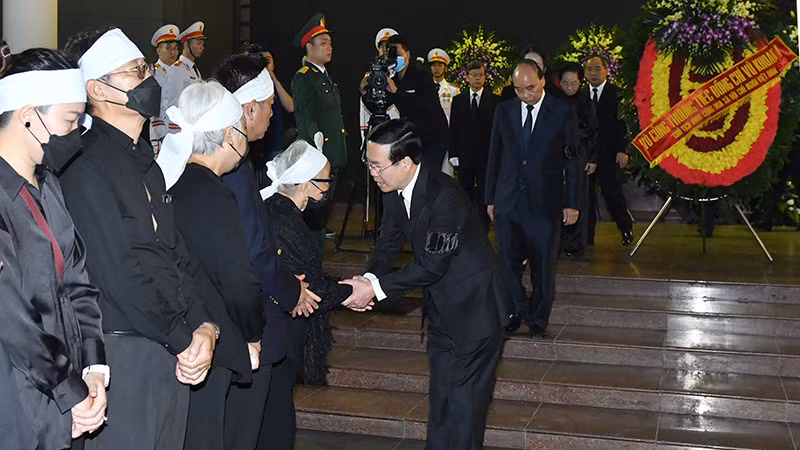 Chủ tịch nước Võ Văn Thưởng chia buồn với gia quyến đồng chí Vũ Khoan.