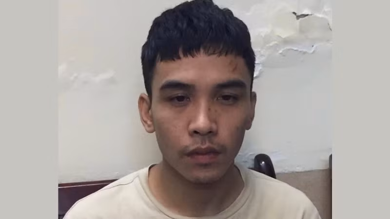 Đối tượng Nguyễn Đức Trung. (Ảnh: Công an thành phố Hà Nội)