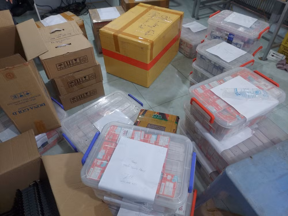 Tang vật bị thu giữ.