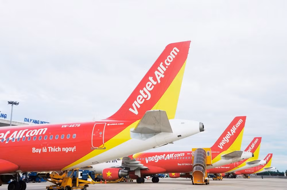 Vietjet tăng tần suất và mở thêm nhiều đường bay mới.