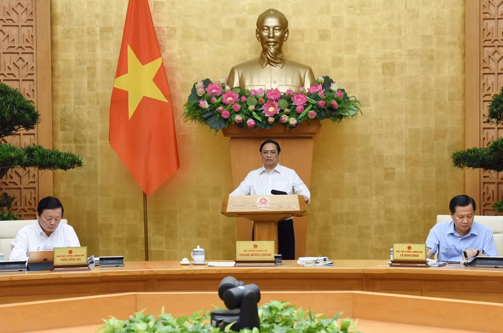 Thủ tướng Phạm Minh Chính chủ trì phiên họp Chính phủ chuyên đề về xây dựng pháp luật tháng 6/2023. Thủ tướng Phạm Minh Chính chủ trì phiên họp Chính phủ chuyên đề về xây dựng pháp luật tháng 6/2023.