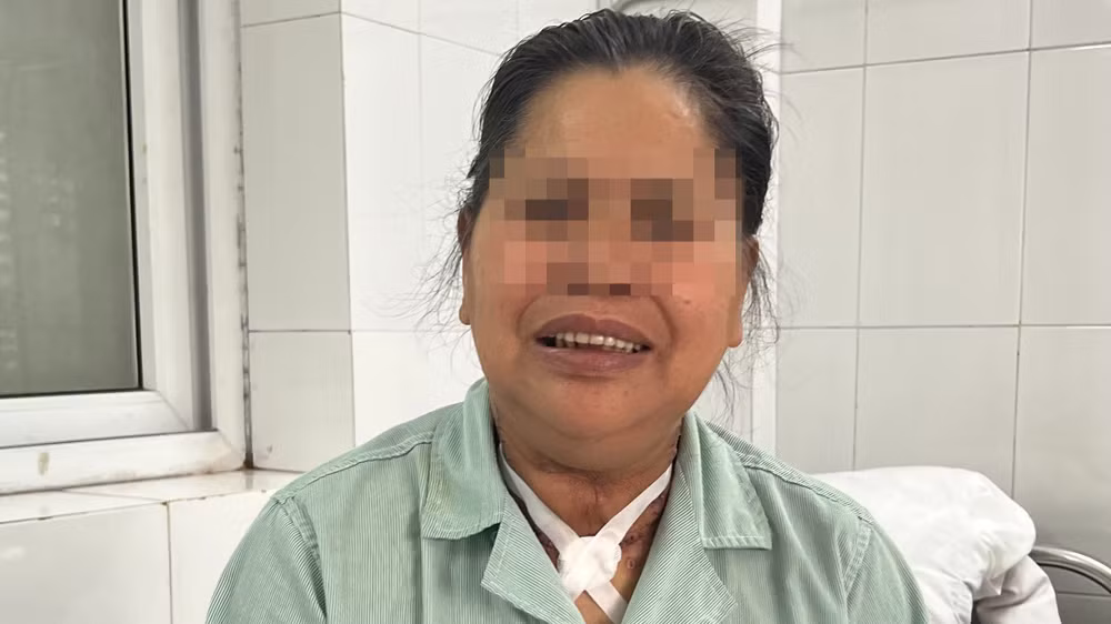 Bệnh nhân hồi phục sức khỏe sau mổ.