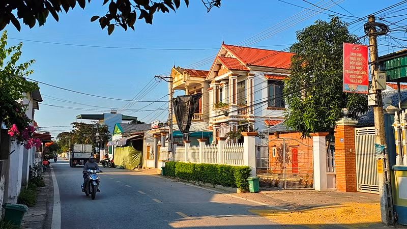 Diện mạo nông thôn mới ở xã Quảng Định, huyện Quảng Xương tỉnh Thanh Hóa.