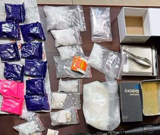 Ma túy tang vật vụ án.