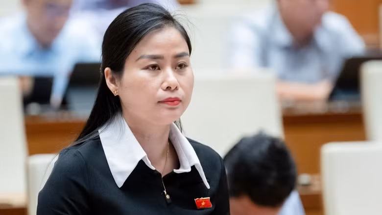 Đại biểu Quốc hội Đặng Thị Bảo Trinh. (Ảnh: Media Quốc hội)