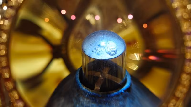 Hình ảnh xá lợi Phật được cung rước về Việt Nam. (Ảnh: Đại sứ quán Ấn Độ tại Việt Nam) 