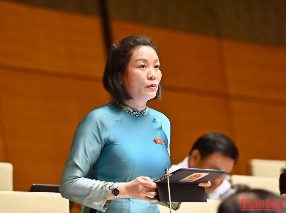 Đại biểu Nguyễn Minh Tâm - Đoàn đại biểu Quốc hội tỉnh Quảng Bình. (Ảnh: ĐĂNG KHOA)