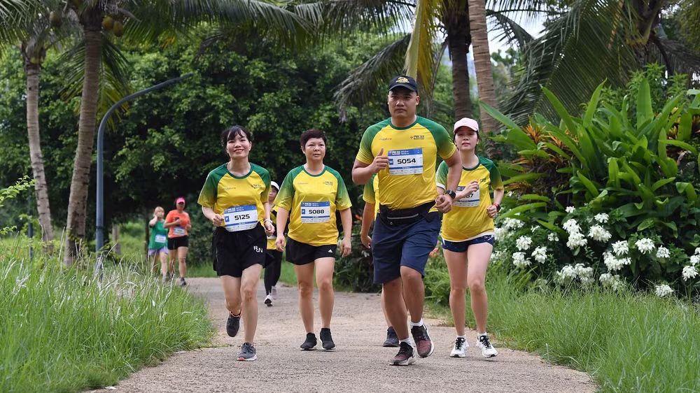 Các nhà báo, phóng viên tham gia Press Marathon 2024. (Ảnh: BTC)