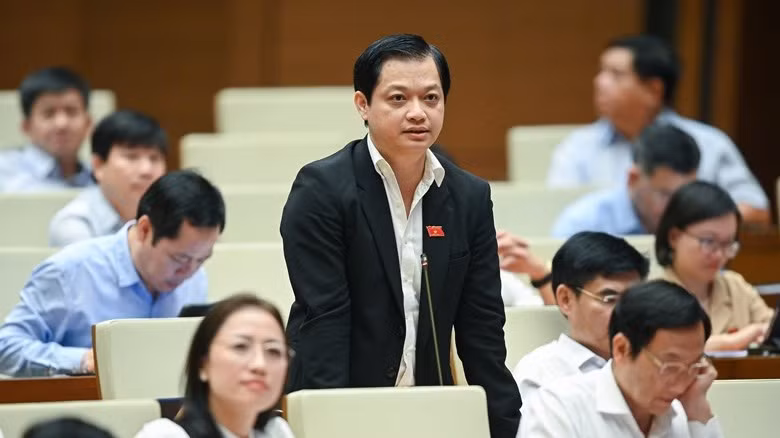 Đại biểu Nguyễn Hải Nam (Đoàn thành phố Huế). (Ảnh: Media Quốc hội)