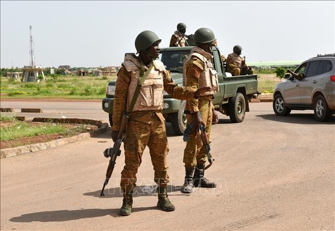 Binh sĩ Burkina Faso tuần tra tại Ouagadougou. (Nguồn: AFP)