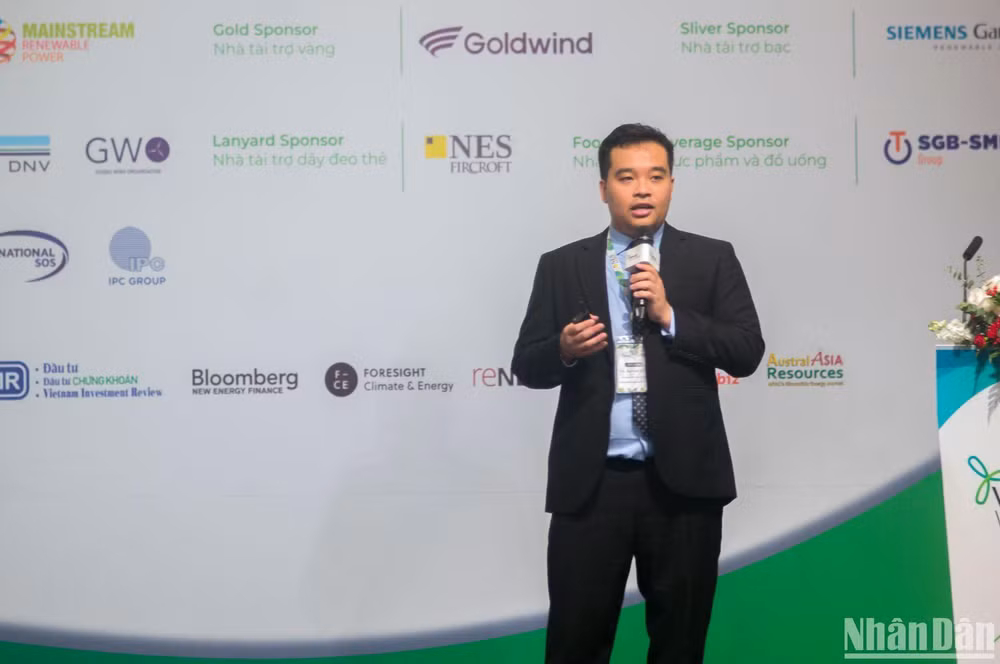 Ông Bùi Vĩnh Thắng - Giám đốc quốc gia của GWEC tại Việt Nam. (Ảnh: TRUNG HƯNG)