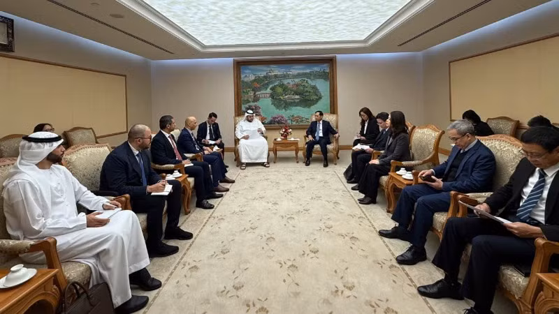 Quang cảnh buổi tiếp. 