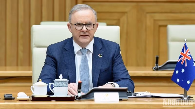 Thủ tướng Australia Anthony Albanese. (Ảnh: TRẦN HẢI) 