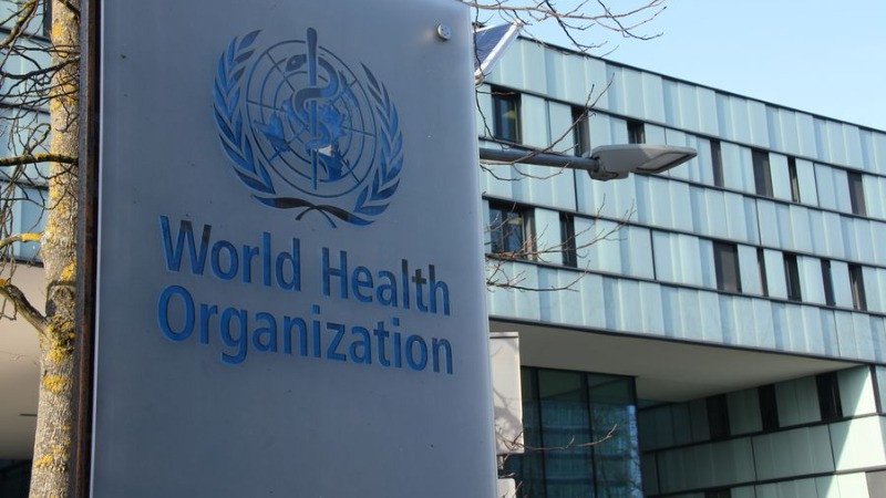 Quang cảnh bên ngoài trụ sở của Tổ chức Y tế thế giới (WHO) tại Geneva, Thụy Sĩ. (Ảnh: Xinhua) 