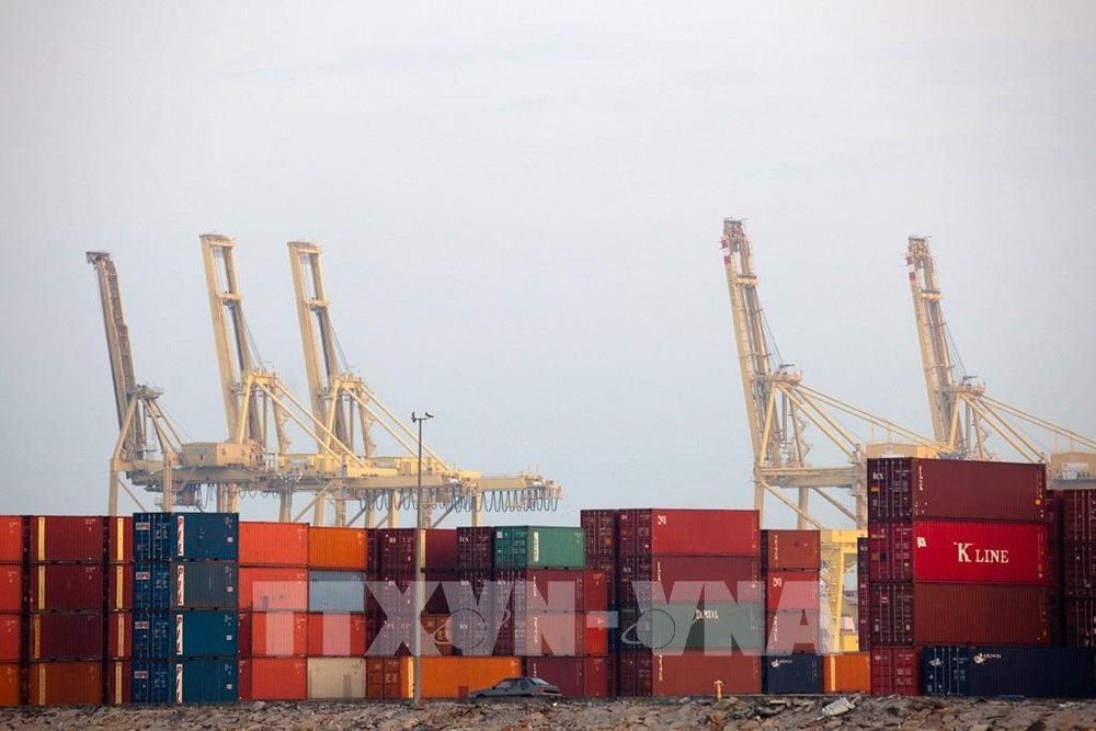 Cảng hàng hóa Penang ở Butterworth, Malaysia. (Ảnh: AFP/TTXVN)