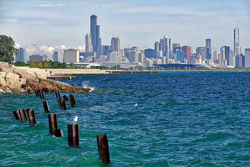 Hồ Michigan. (Nguồn: Illinois News Bureau)