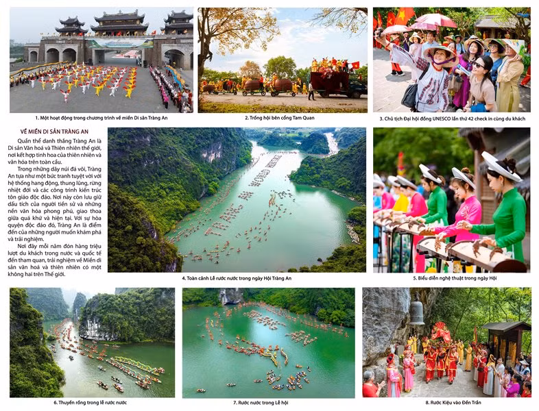 Tác phẩm “Về miền di sản Tràng An” của tác giả Nguyễn Xuân Trường đạt giải Nhất hạng mục ảnh tháng 7. (Ảnh: BTC)