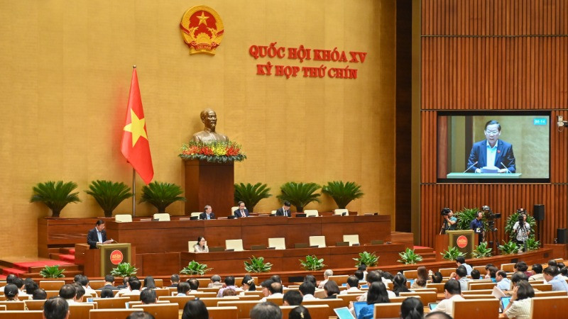 Quang cảnh phiên họp. (Ảnh: BÙI GIANG) Quang cảnh phiên họp. (Ảnh: BÙI GIANG)