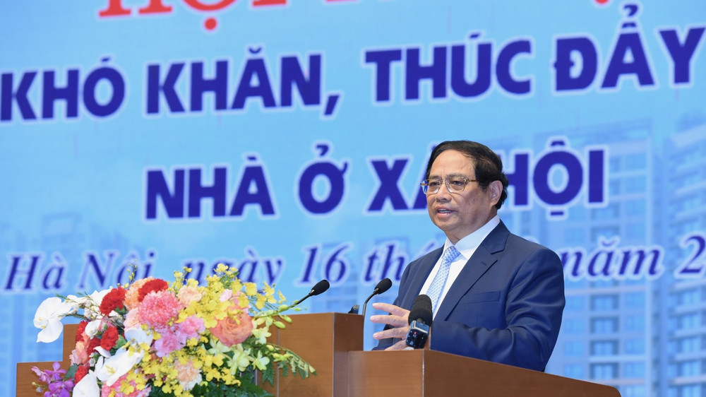 Thủ tướng Phạm Minh Chính phát biểu chỉ đạo hội nghị.