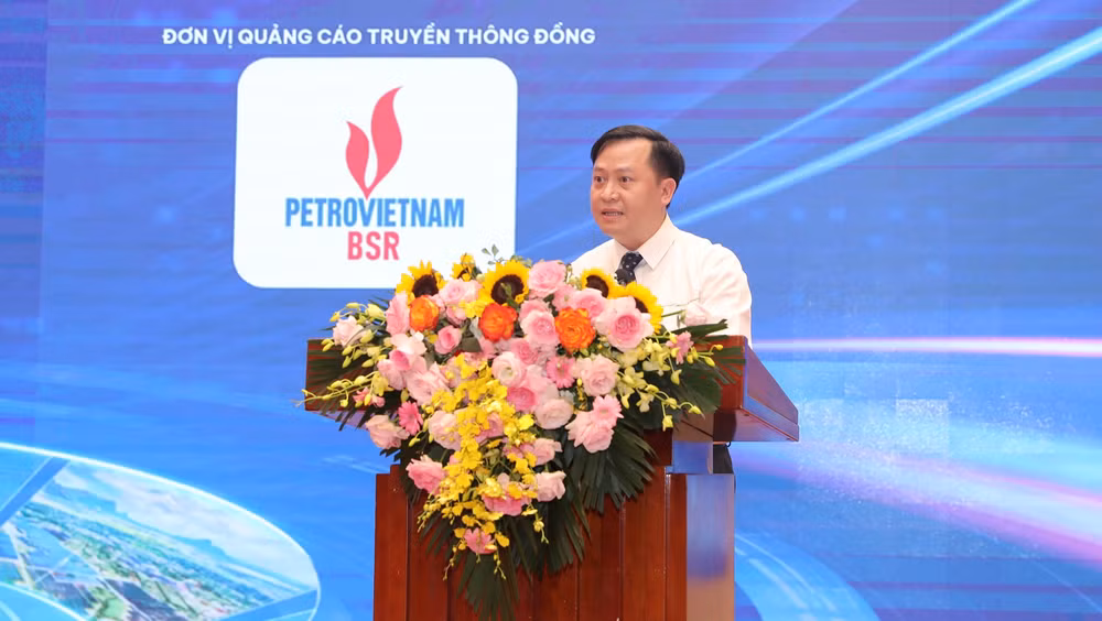 Ông Nguyễn Mai Dương, Cục trưởng Cục Phát triển công nghệ và đổi mới sáng tạo, Bộ Khoa học Công nghệ phát biểu. (Ảnh: TRUNG HƯNG)