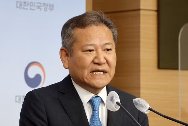 Bộ trưởng Hành chính và An ninh Hàn Quốc Lee Sang-min. (Nguồn: Yonhap)