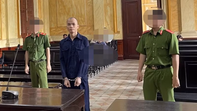Tòa án nhân dân Thành phố Hồ Chí Minh mở phiên tòa xét xử và tuyên phạt bị cáo Lê Phùng Biển. (Ảnh: ENV) 