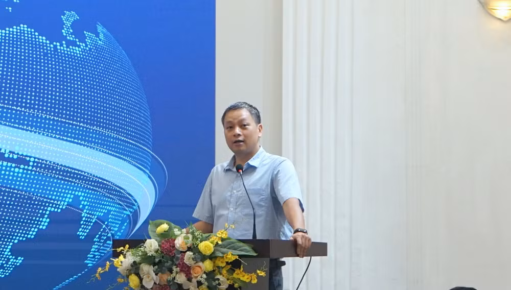 Ông Tô Ngọc Sơn, Phó Vụ trưởng Vụ Thị trường châu Á-châu Phi, Bộ Công thương. (Ảnh: TRUNG HƯNG)