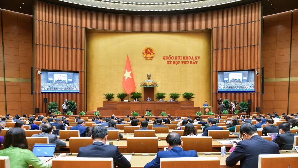 Toàn cảnh phiên họp chiều 20/5. (Ảnh: quochoi.vn)