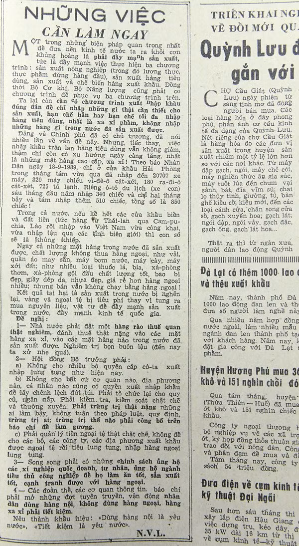 Những việc cần làm ngay (Bài 27)