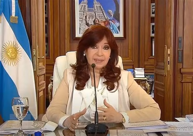Phó Tổng thống Argentina, bà Cristina Fernandez de Kirchner. (Ảnh: AFP/TTXVN)