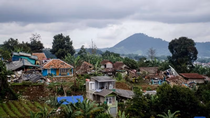 Công tác cứu hộ sau trận động đất ở Cianjur, Tây Java, Indonesia, ngày 22/11/2022. (Ảnh minh họa: Xinhua) 
